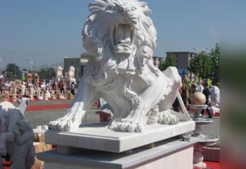 岳阳狮子雕塑，带来王者气派