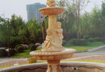 岳阳石雕喷泉龙头——美观优雅的水景定制