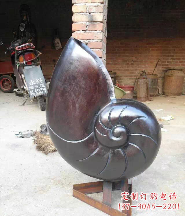 岳阳蜗牛公园景观动物铜雕