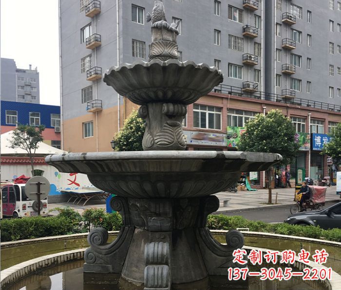 岳阳小区景观仿古喷泉石雕