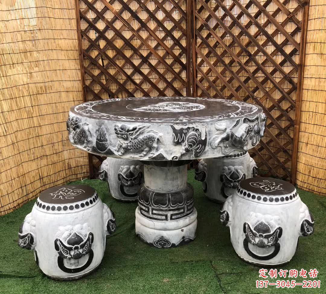 岳阳小区休闲创意石桌凳