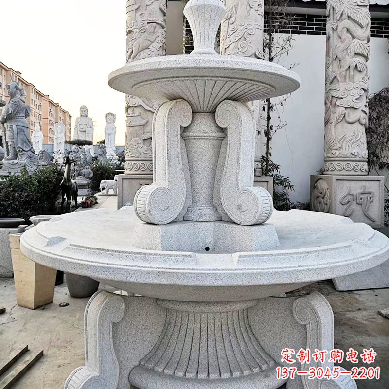 岳阳许愿池喷泉 石雕