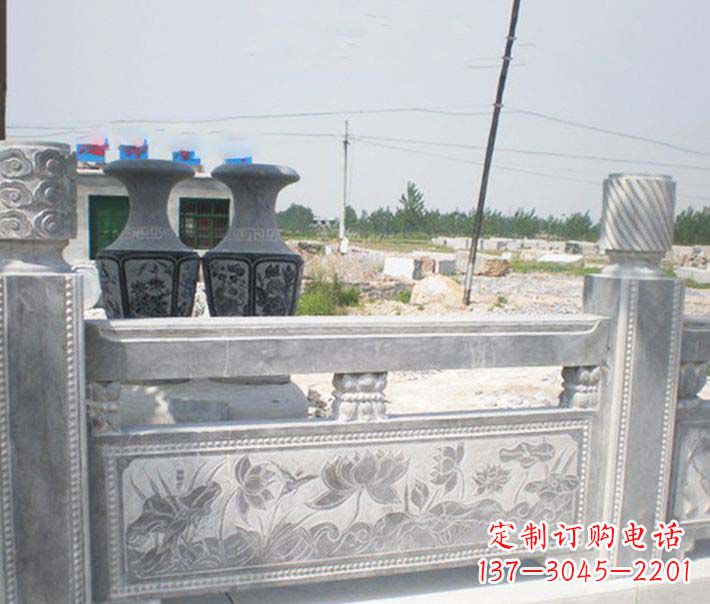 岳阳园林仿古石栏板景观石雕 (3)