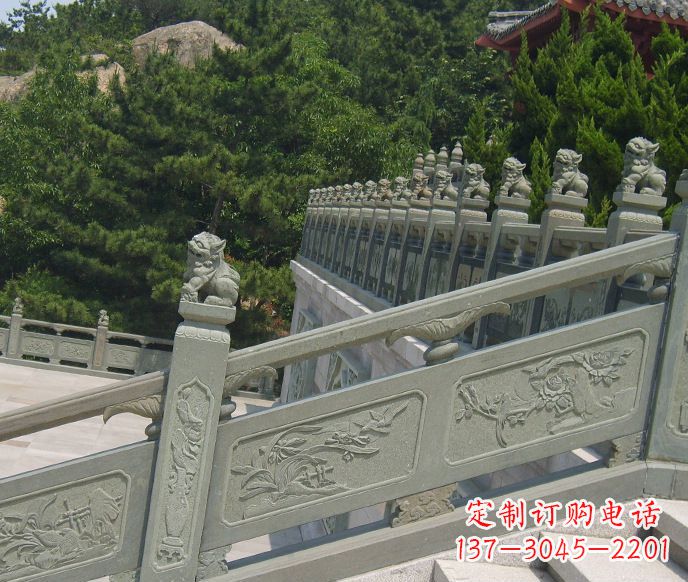岳阳园林仿古石栏板景观石雕 (4)