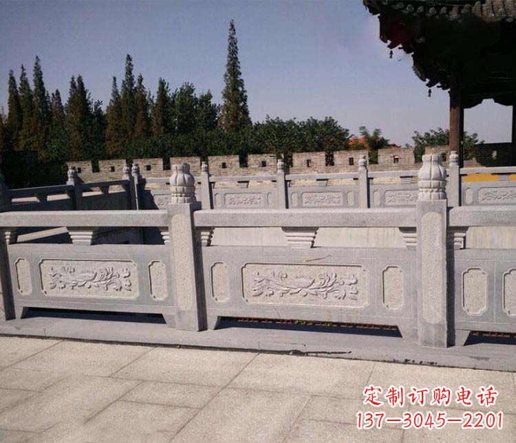 岳阳园林仿古石栏板景观石雕 (2)