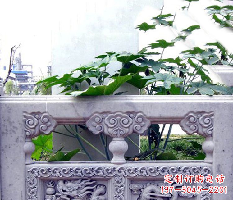 岳阳园林仿古石栏板景观石雕 (6)