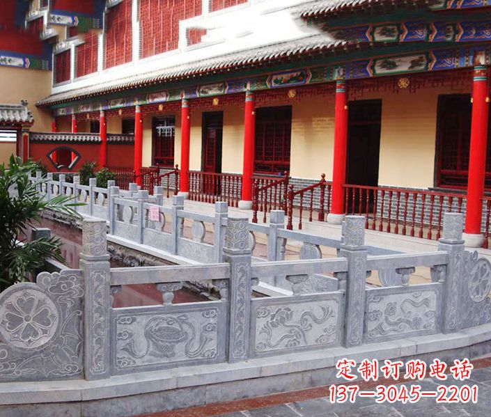 岳阳园林仿古石栏板景观石雕 (12)