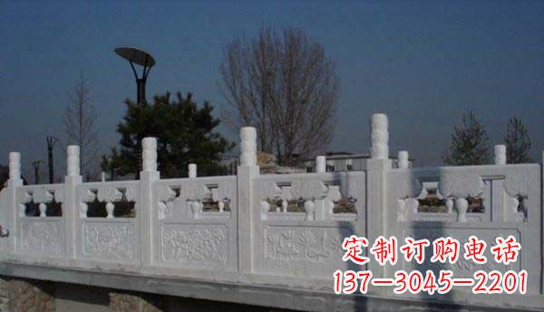 岳阳园林汉白玉栏板景观石雕