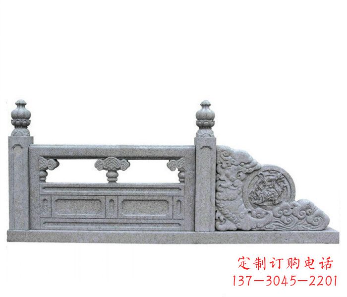 岳阳园林景观大理石栏板雕塑 (2)