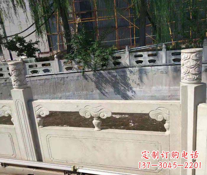 岳阳园林景观大理石栏板石雕 (6)
