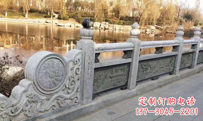 岳阳园林景观大理石栏板石雕 (10)