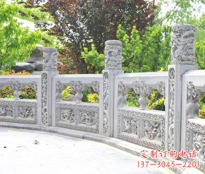 岳阳园林景观大理石栏板石雕 (9)