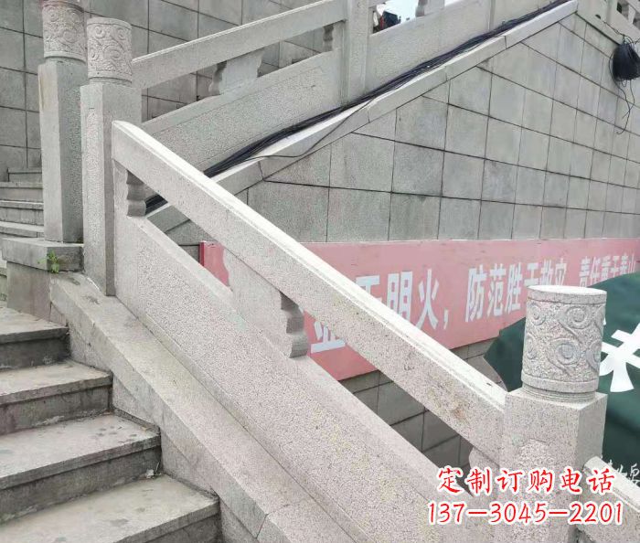岳阳园林景观大理石桥栏板石雕_1 (2)