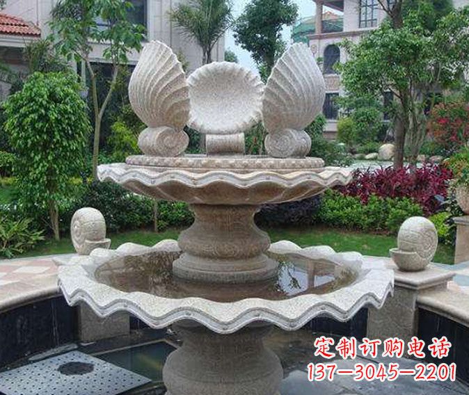 岳阳园林景观多层喷泉石雕