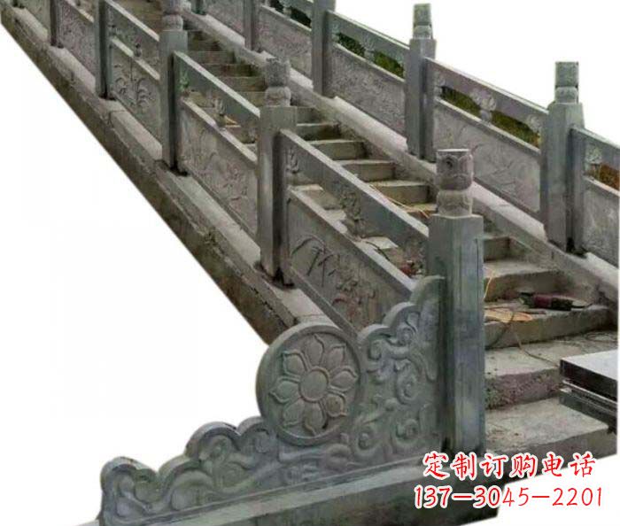 岳阳园林景观仿古石雕栏板 (4)