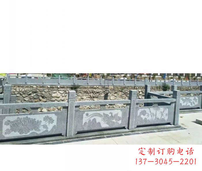 岳阳园林景观仿古石雕栏板 (5)