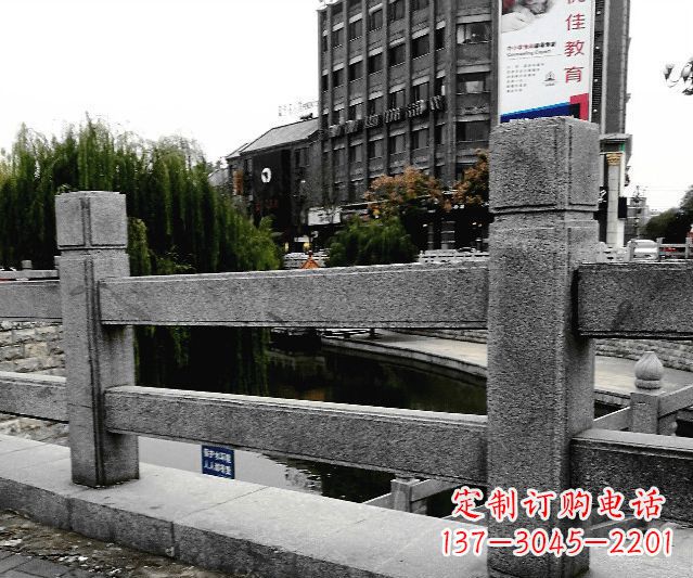 岳阳园林景观仿古石雕栏板 (9)