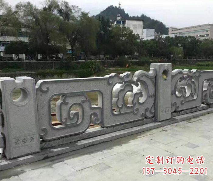 岳阳园林景观仿古石雕栏板_1