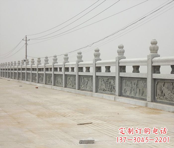 岳阳园林景观仿古石雕栏板_2