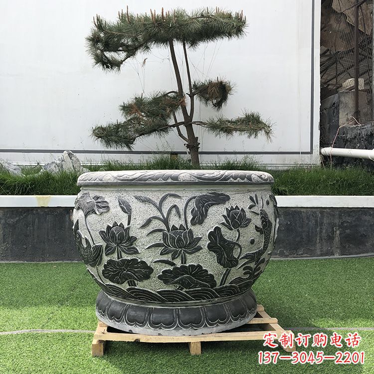 岳阳园林石雕水缸