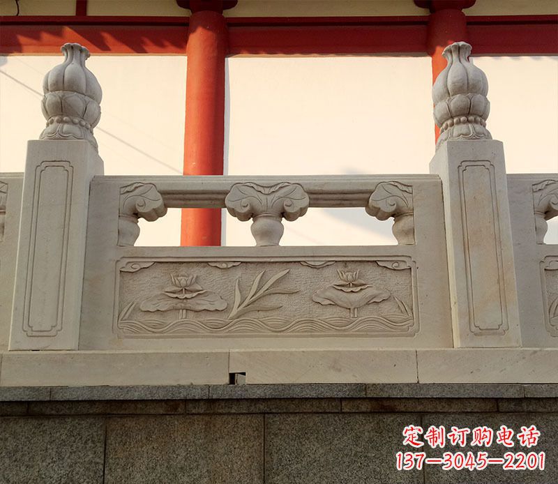 岳阳园林石浮雕栏板景观石雕 (2)