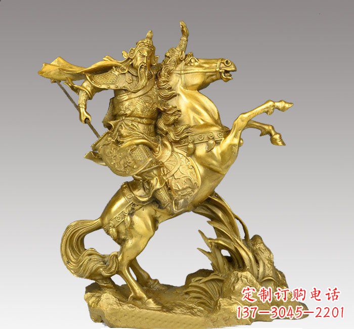 岳阳铸铜骑马关公