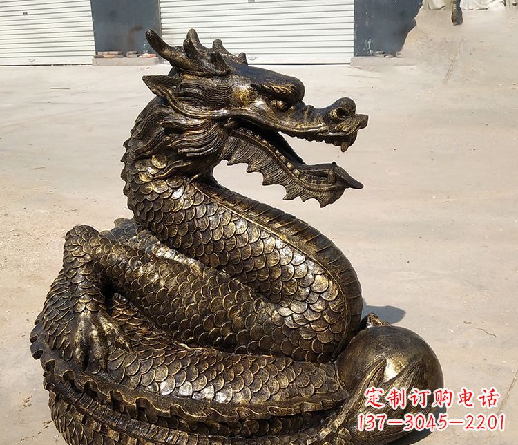 岳阳铸铜神龙雕塑